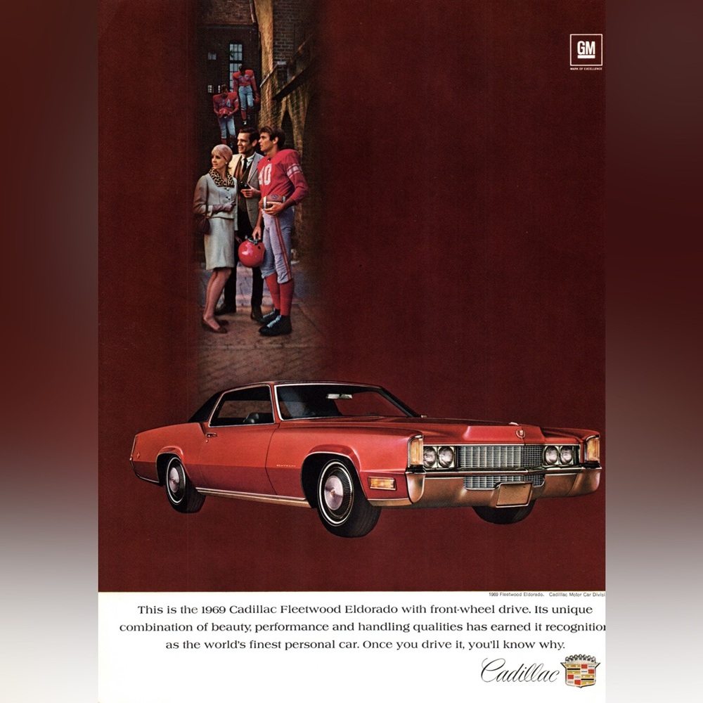 5/$20 Cadillac 1968 Advertisement